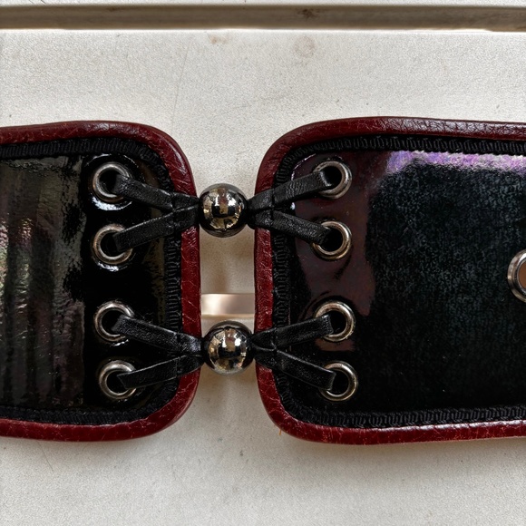 3.1 Phillip Lim wide patent leather belt main image 5